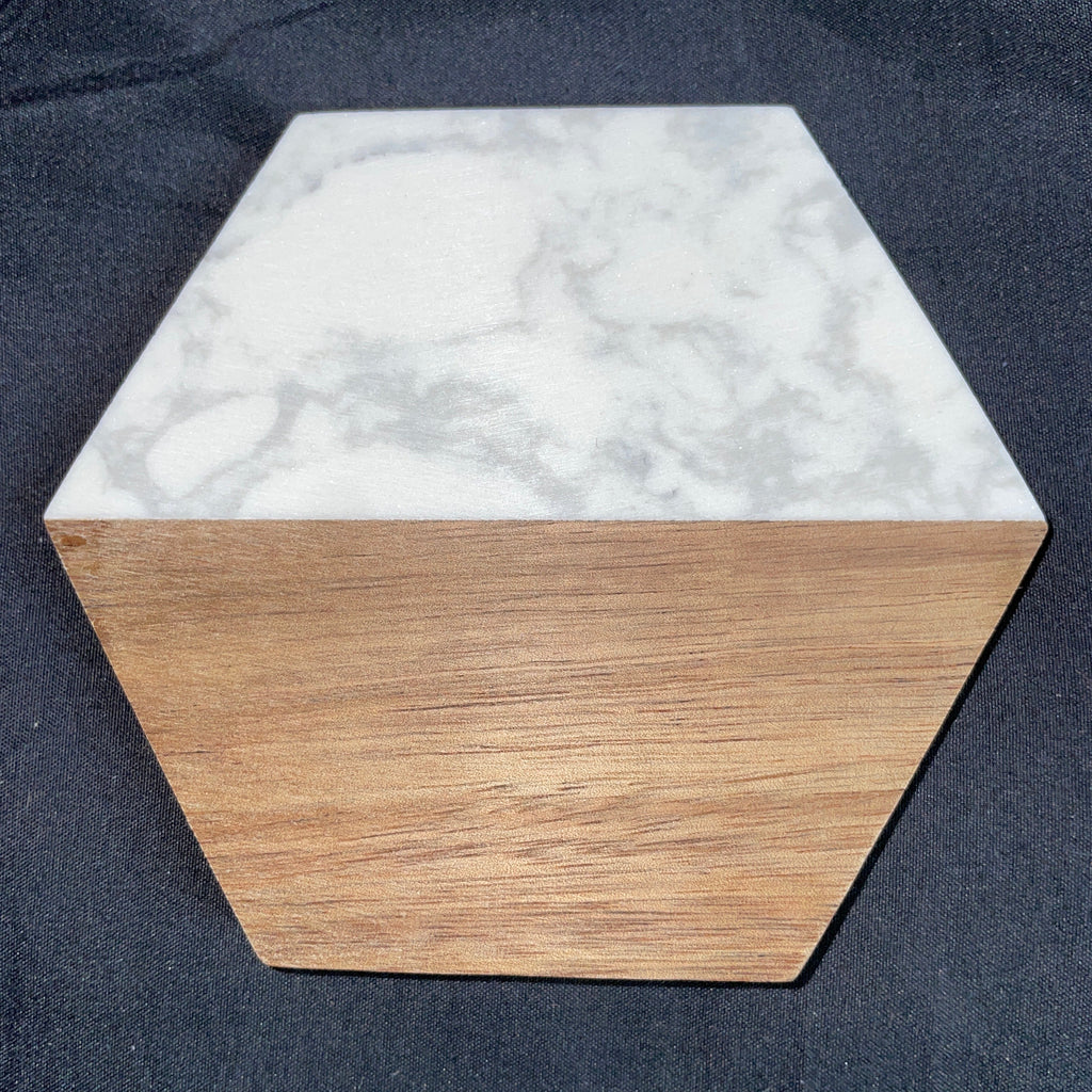 Custom Marble Hexagon Coaster (Set of 4)