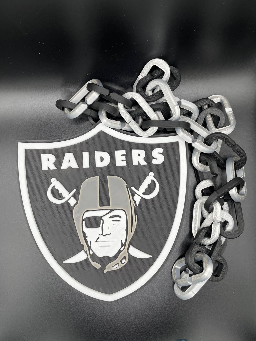 Custom Football Team Inspired Chunky Chain Necklace