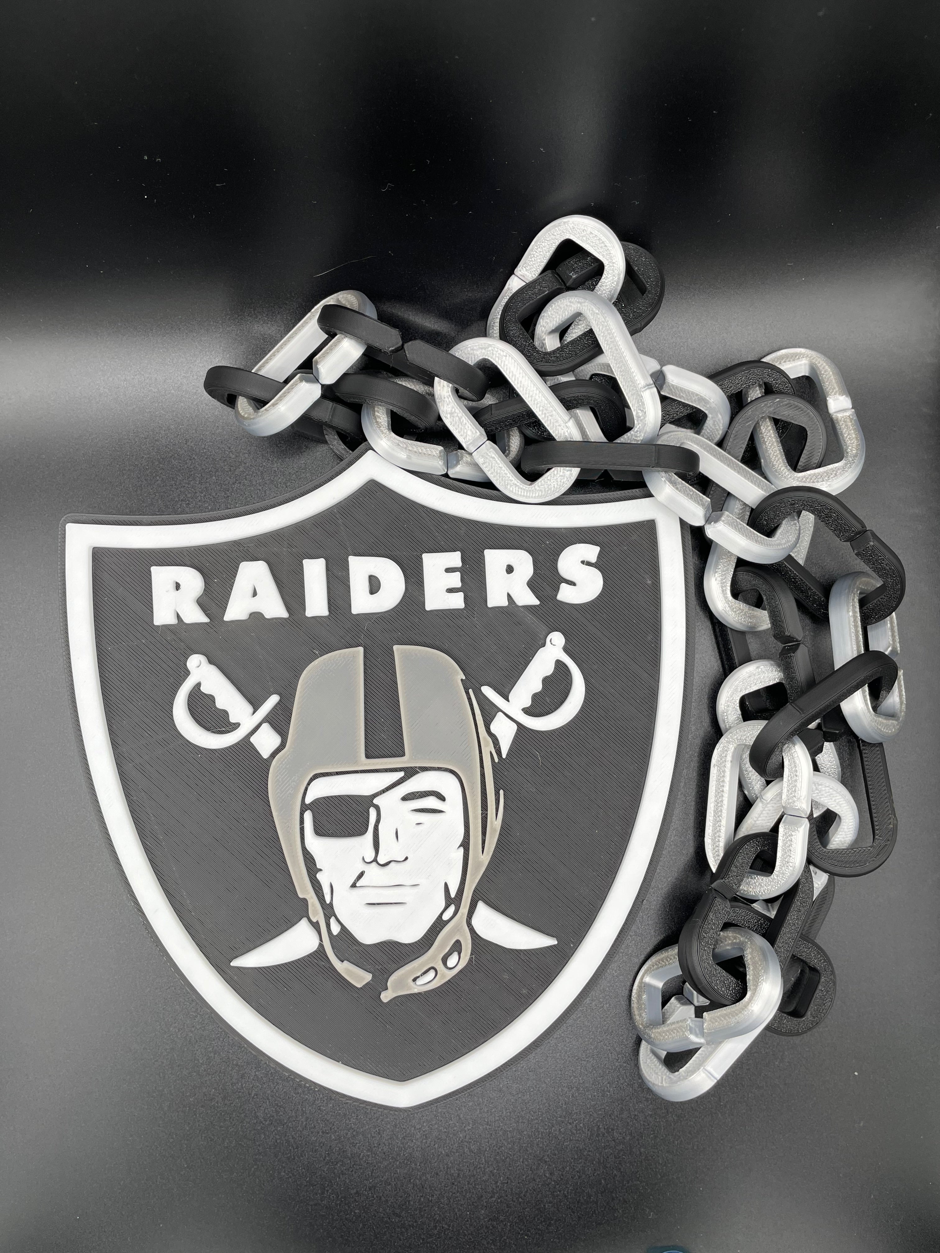 Custom Football Team Inspired Chunky Chain Necklace