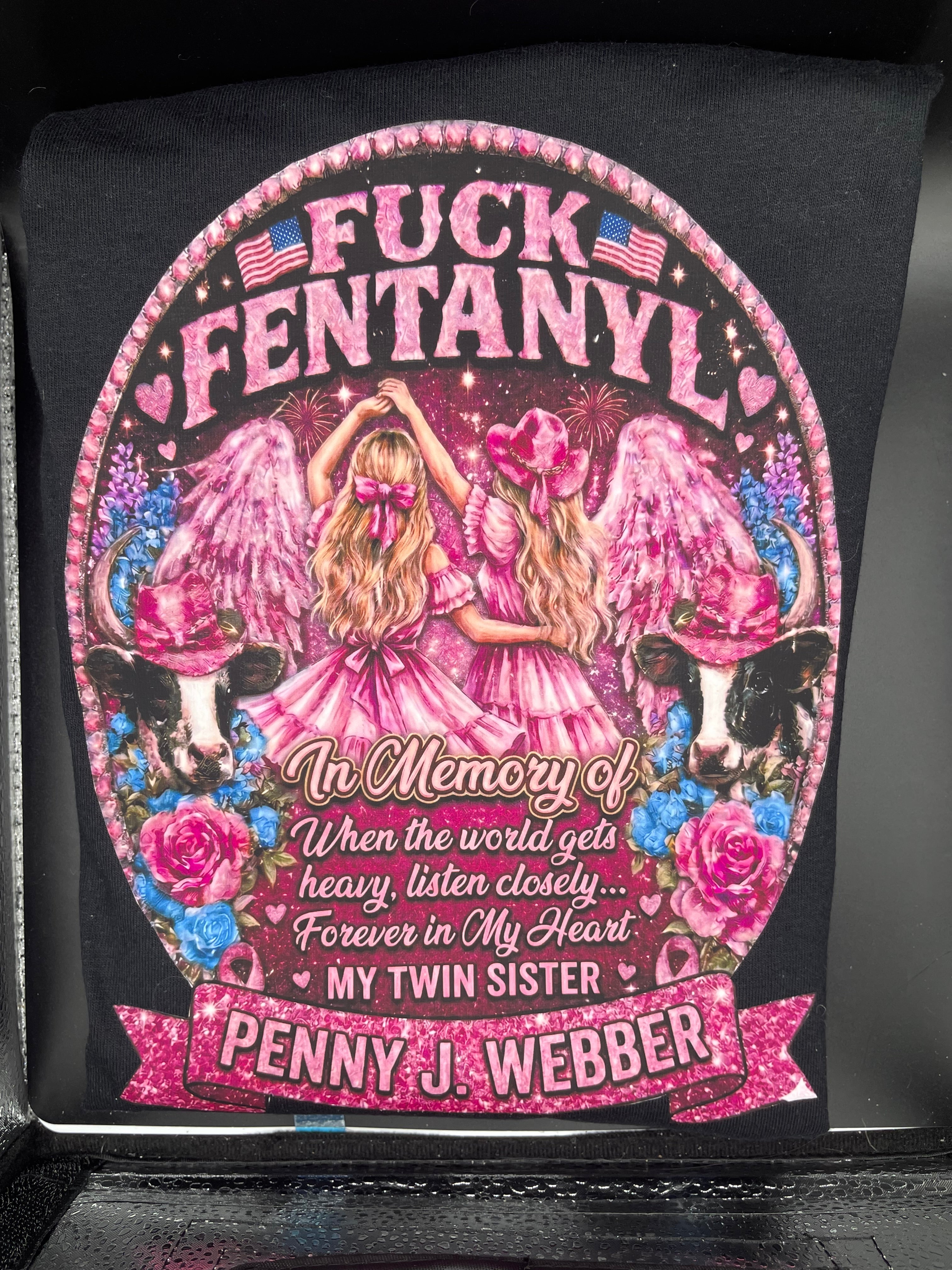 Custom F*ck Fentanyl Memorial Shirt | Personalized In Memory Of Shirt | Photo Keepsake Tee