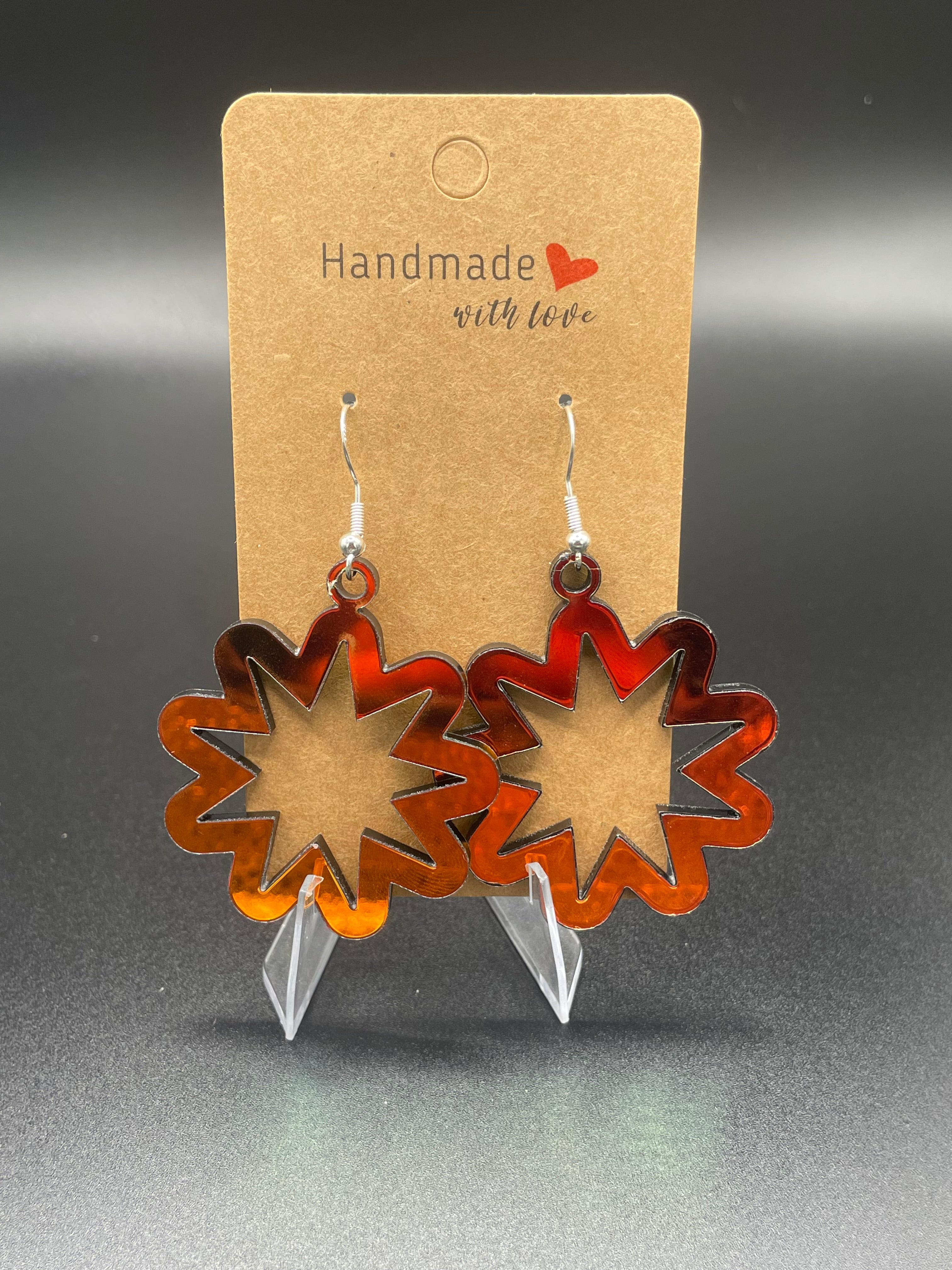 Handmade Acrylic Earrings – Laser Cut