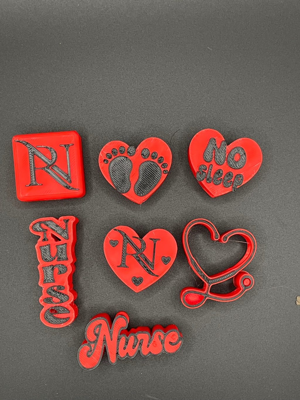 🩺 Nurse Straw Topper Bundle – Set of 7