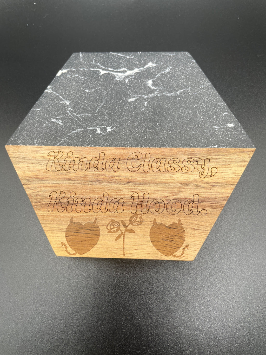 Custom Marble Hexagon Coaster (Set of 4)