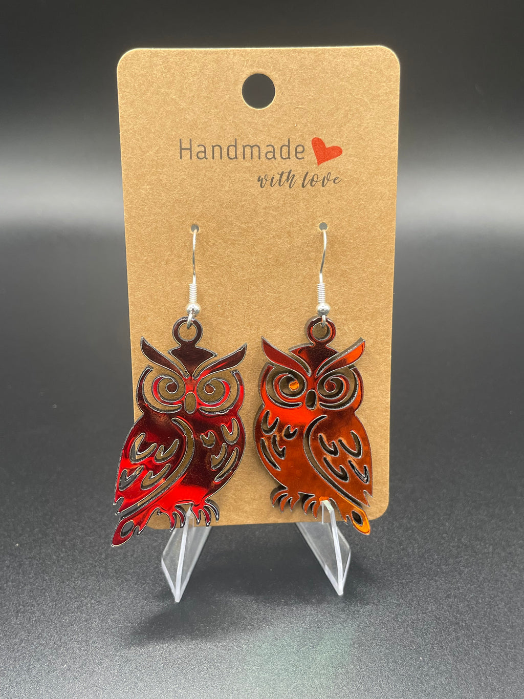 Handmade Acrylic Earrings – Laser Cut