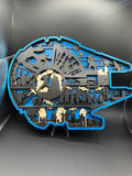 Galactic Falcon Wall Art (Star Wars Inspired)
