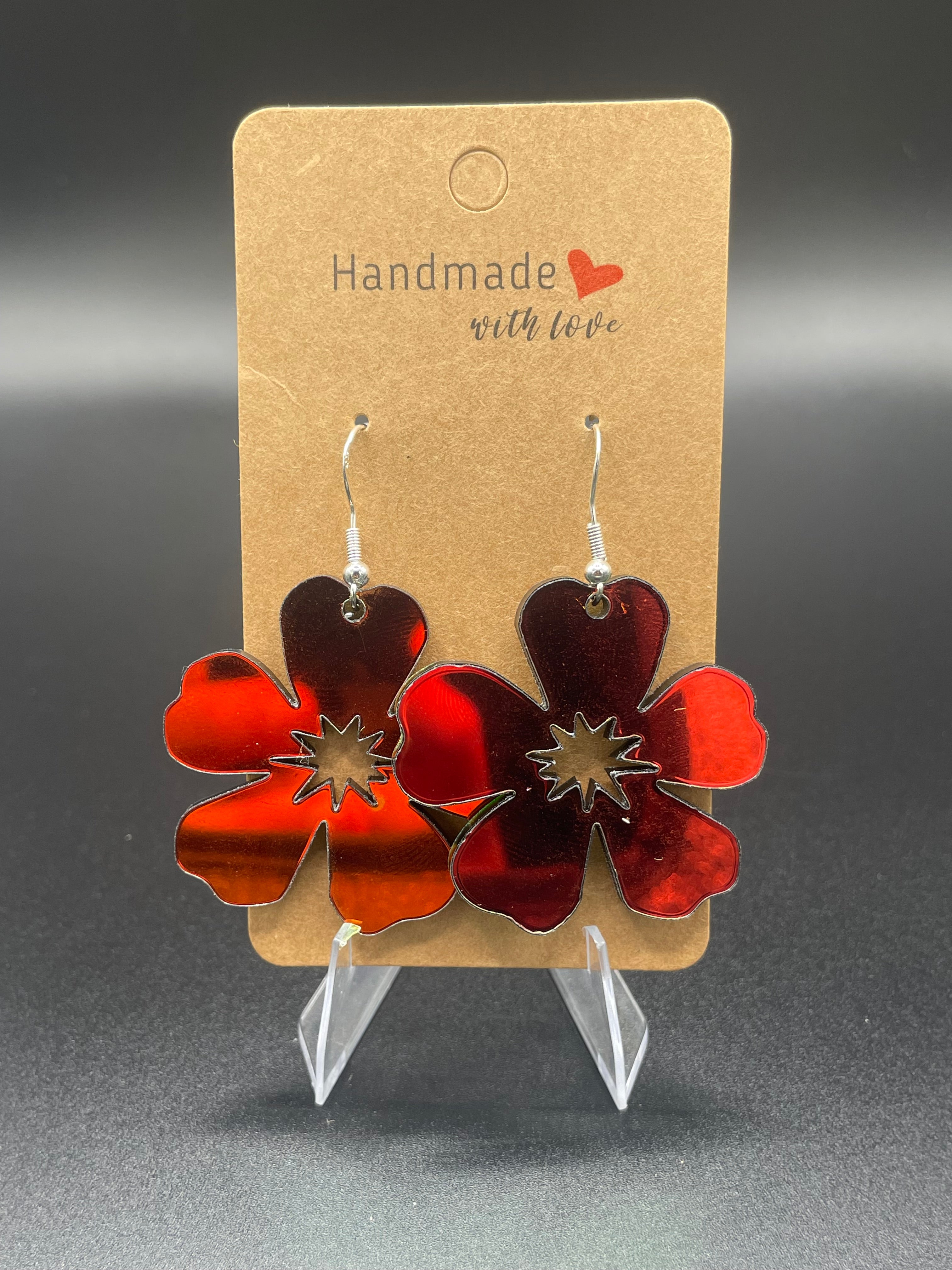 Handmade Acrylic Earrings – Laser Cut
