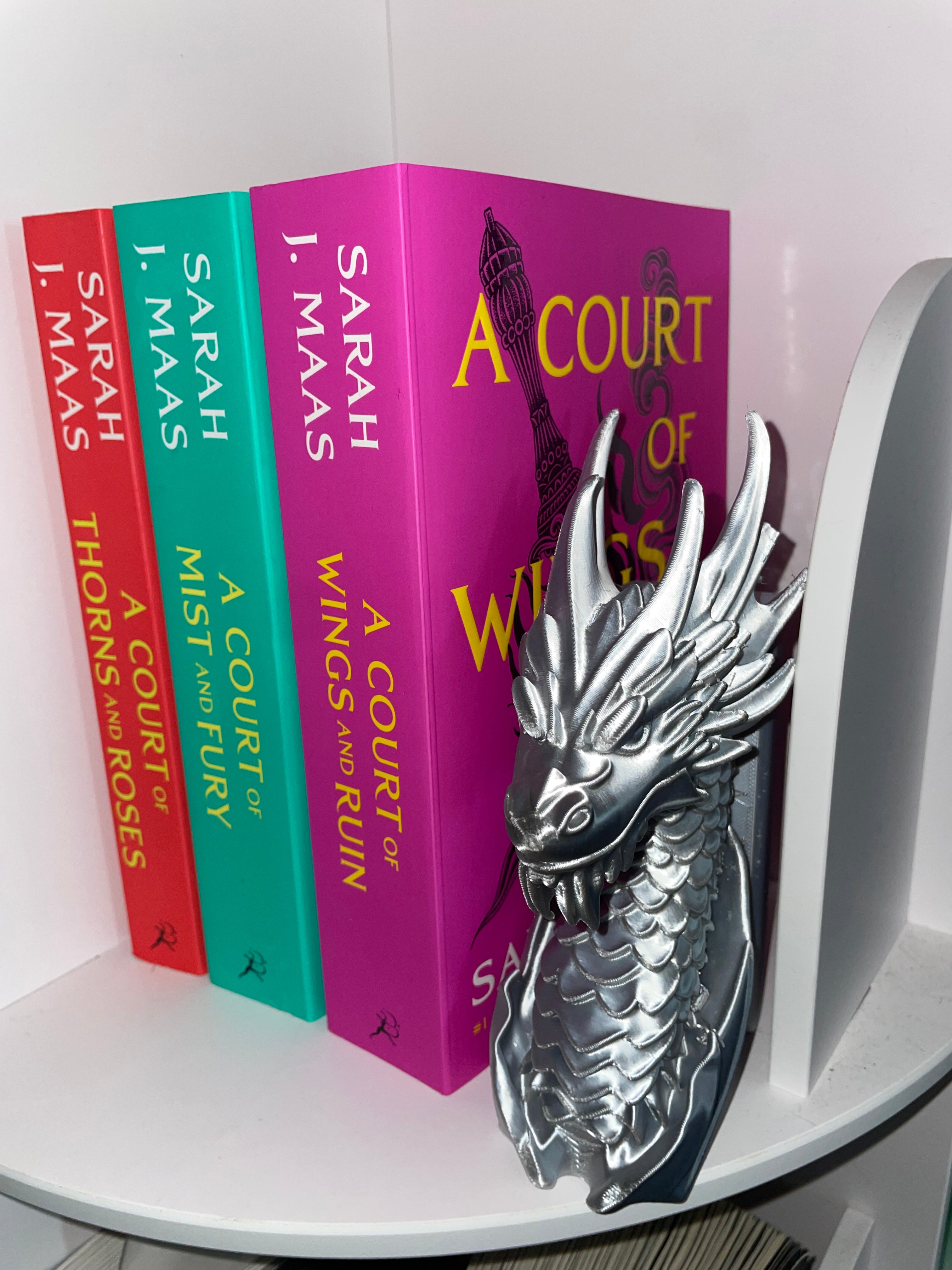 Mythical Dragon Bookend – Fantasy Library Decor