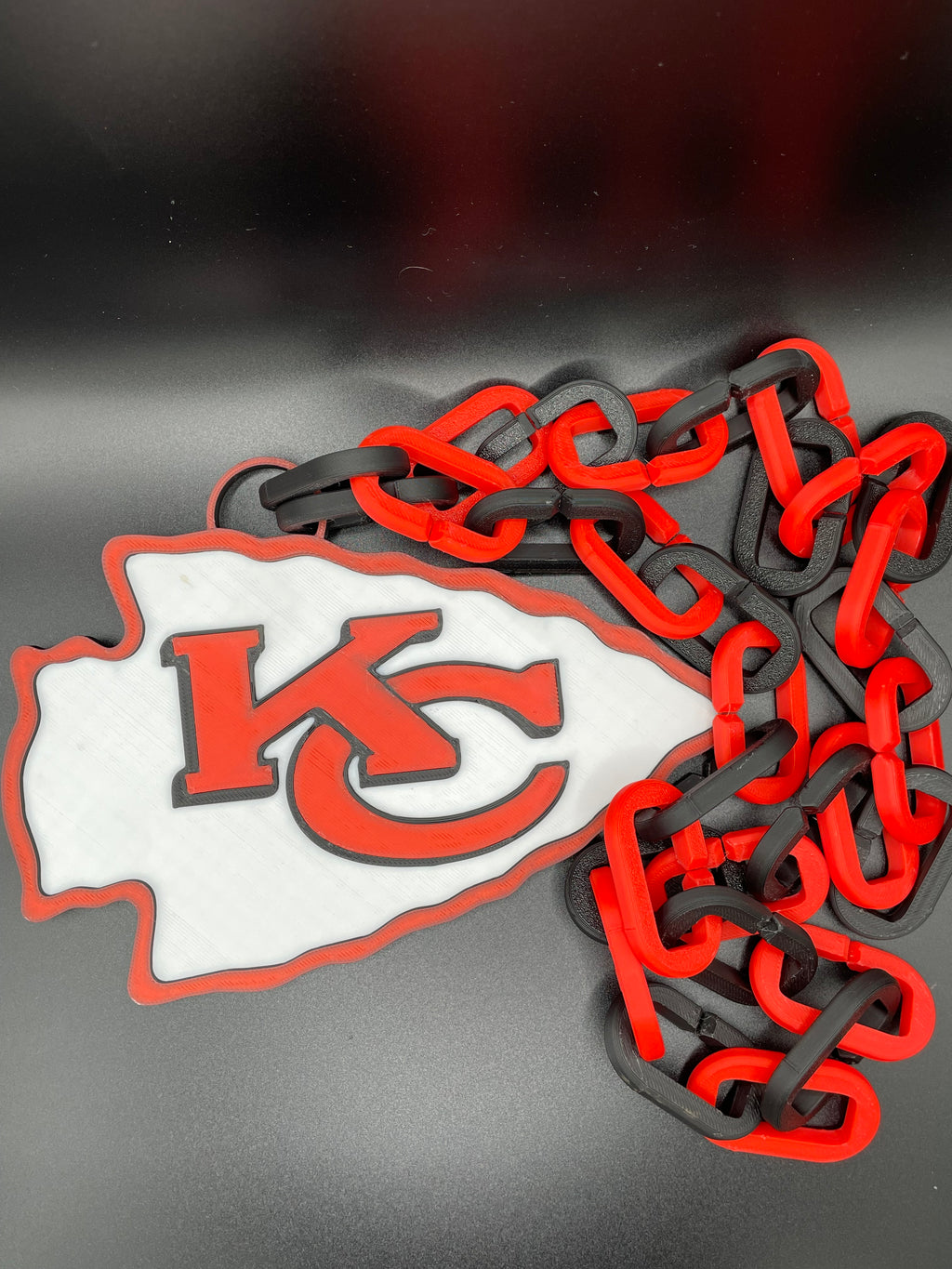 Custom Football Team Inspired Chunky Chain Necklace