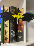 Dragon Rider Bookend – Fourth Wing Inspired Dragon Shelf Decor
