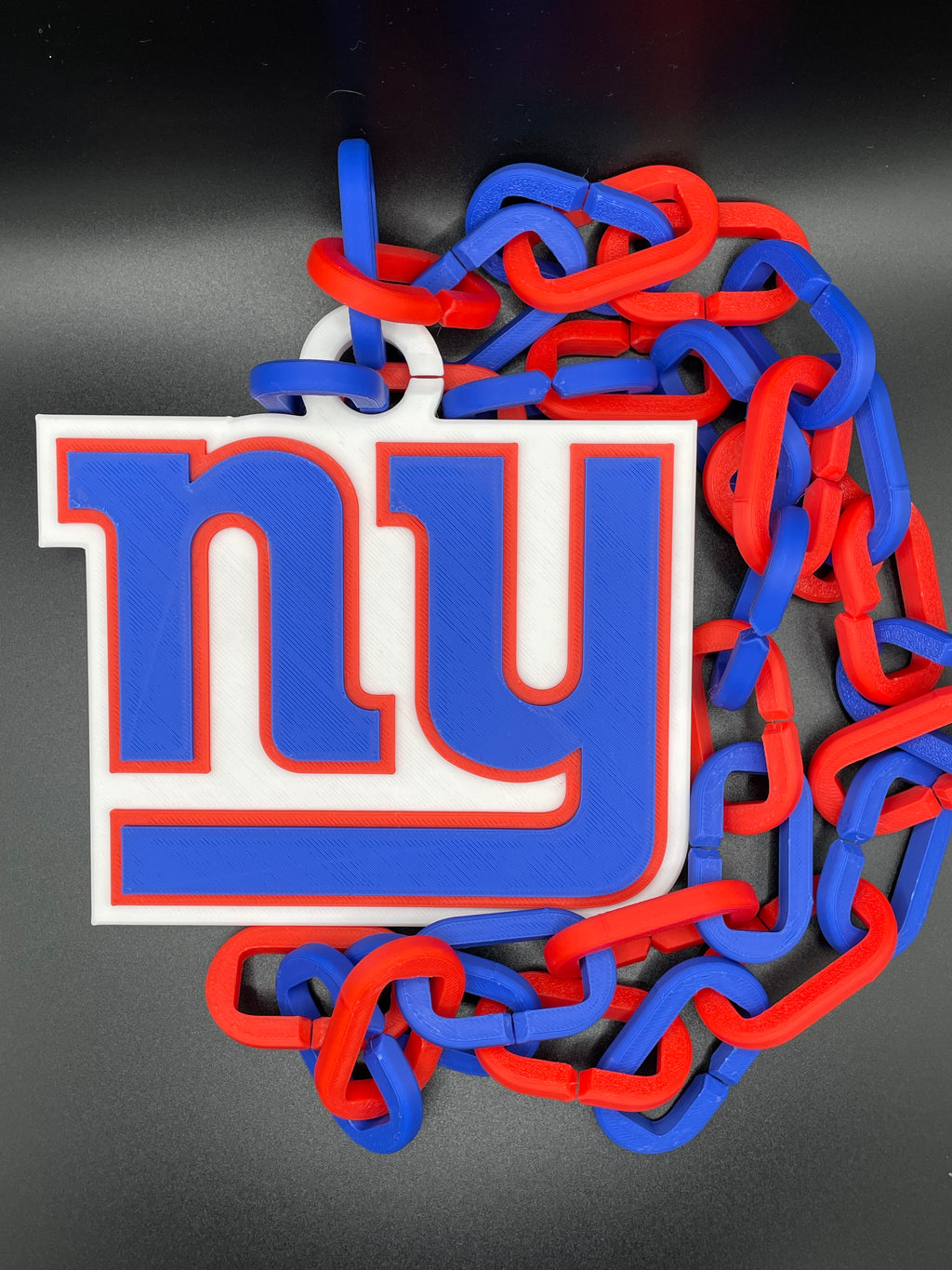 Custom Football Team Inspired Chunky Chain Necklace