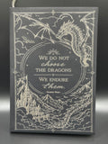 Fourth Wing Inspired Engraved Leather Journal
