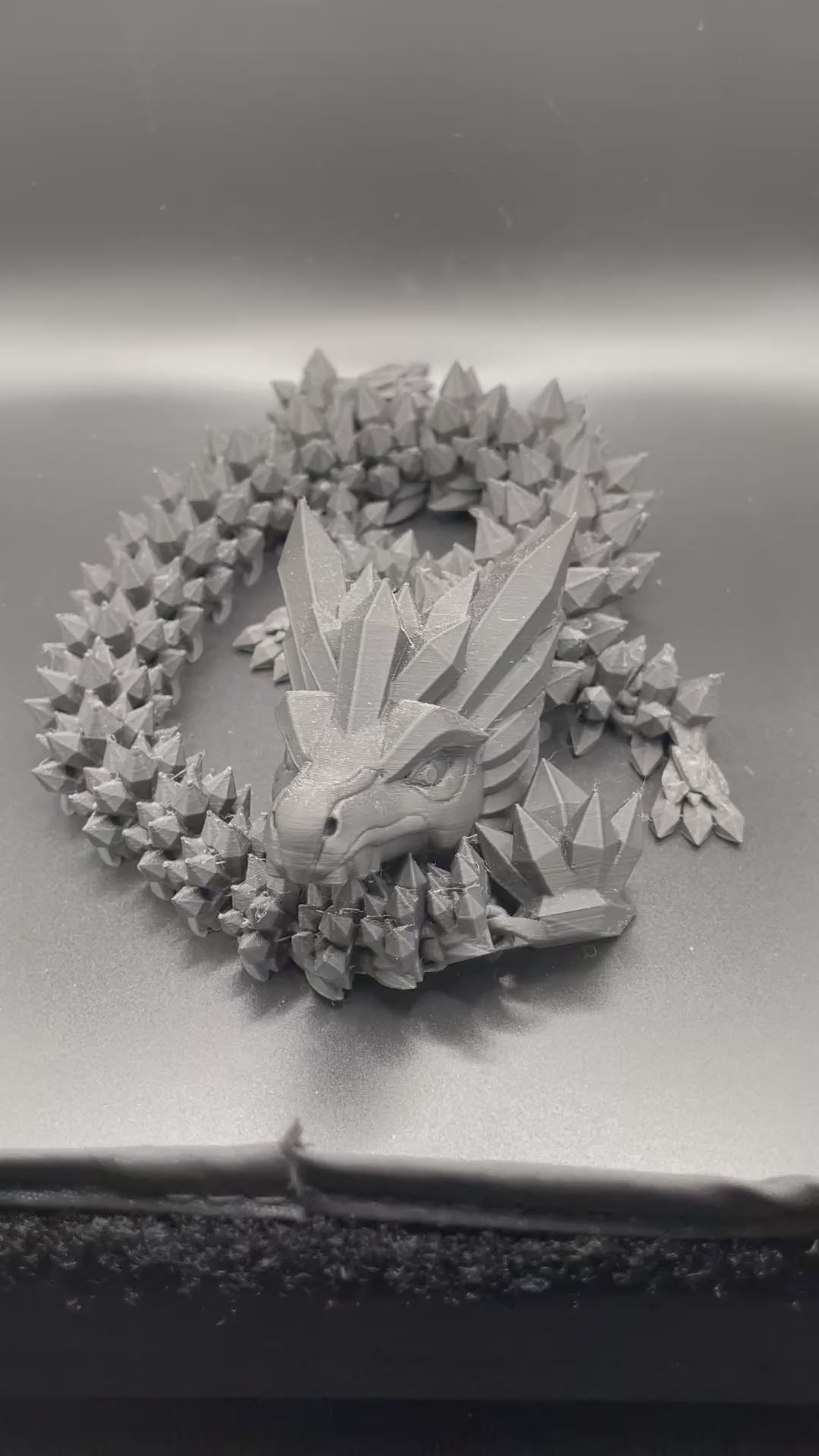 21” Articulated Crystal Dragon
